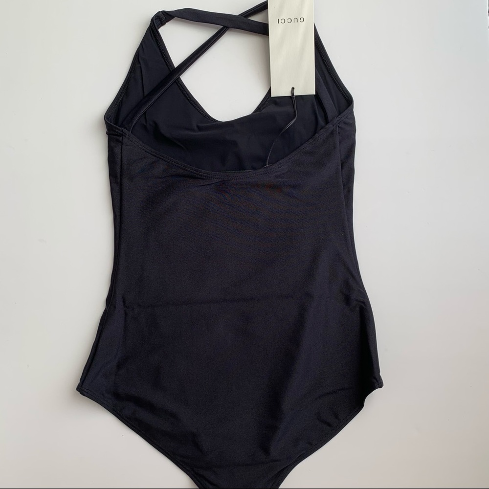 Gucci Black Vintage Logo One-piece Swimsuit - Picture 10 of 16
